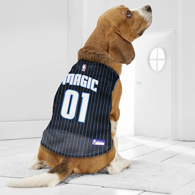Pets First NBA ORLANDO MAGIC DOG Jersey, Large - Tank Top Basketball Pet Jersey