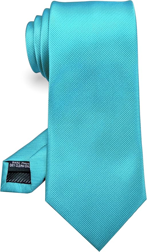 RBOCOTT Solid Color Tie Formal Necktie for Men