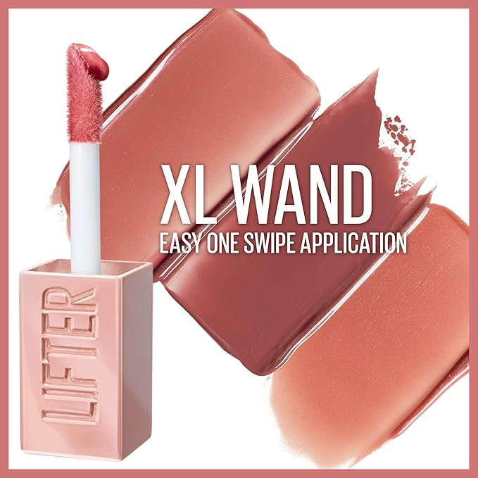 Maybelline New York Maybelline Lifter Gloss Lip Gloss Makeup With Hyaluronic Acid, Opal, 0.18 Fl. Ounce, 012 Opal, 0.18 fluid_ounces (Pack of 2)