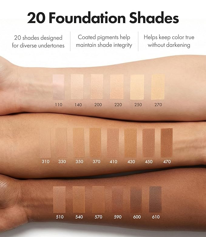 Blanc Cover Skin Foundation - K-Beauty Skincare Liquid Foundation Makeup with Panax Ginseng, Niacinamide & Collagen - Lightweight, Buildable 24HR Hydrating Wear 1.01 Fl Oz (#430)