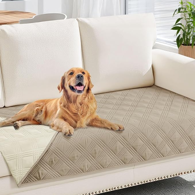 Waterproof Reversible Dog Blanket, Soft Couch Cover for Dogs Washable | Dual-Sided Waterproof Pet Bed Blanket, Resist Stains Spills & Pet Hair, Practical Furniture Protector For Pets, Size 30"x70"
