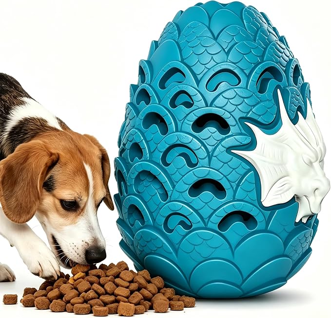 Dragon Egg Dog Chew Toys for Power Chewers - Toughest Indestructible