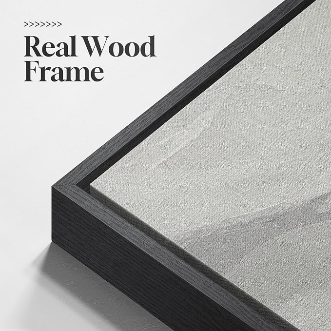 Large Framed Green Abstract Wall Art, 2 Piece Modern Canvas Prints Paintings, Black and Gray Pictures with Gold Accents for Living Room Hallway Dining Room Bedroom Office Wall Decor 24x36 In