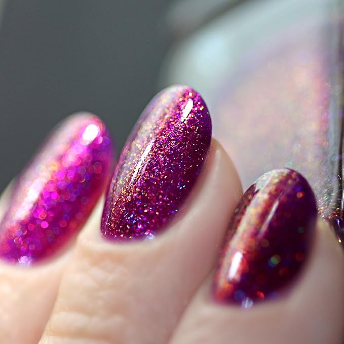 ILNP Rush Hour - Vivid Berry Holographic Nail Polish