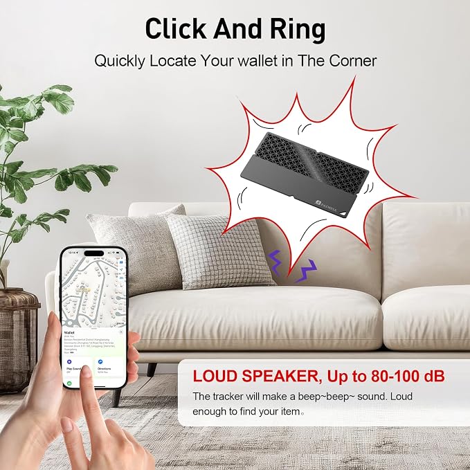 2026 Apple MFi Certified Wallet Tracker Smart Card for Find My iPhone Ultra Thin Air Tracker Tag for Travel, 5 Years+ Staying Power, IP69 Waterproof, Key Finder & Item Locator for Keys, Bags, Passport | Ultra Thin Air Tracker Tag for Travel, 5 Years+ S...