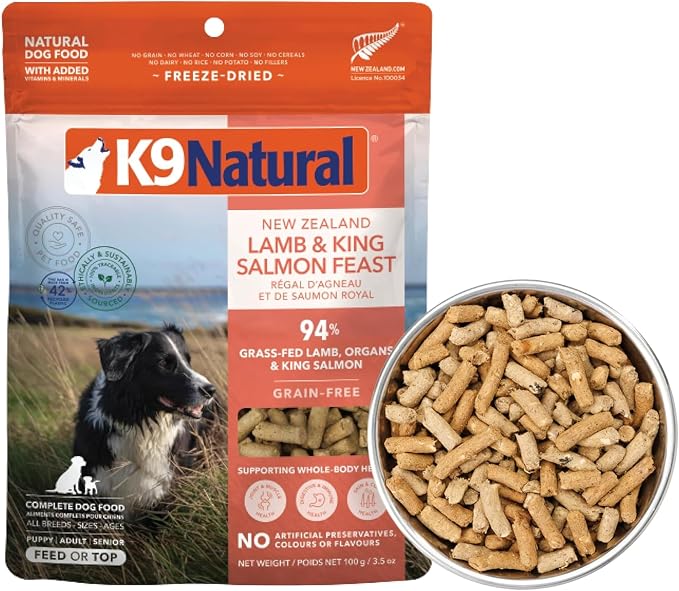 K9 Natural - Freeze Dried High Protein Grain-Free Dog Food Or Topper