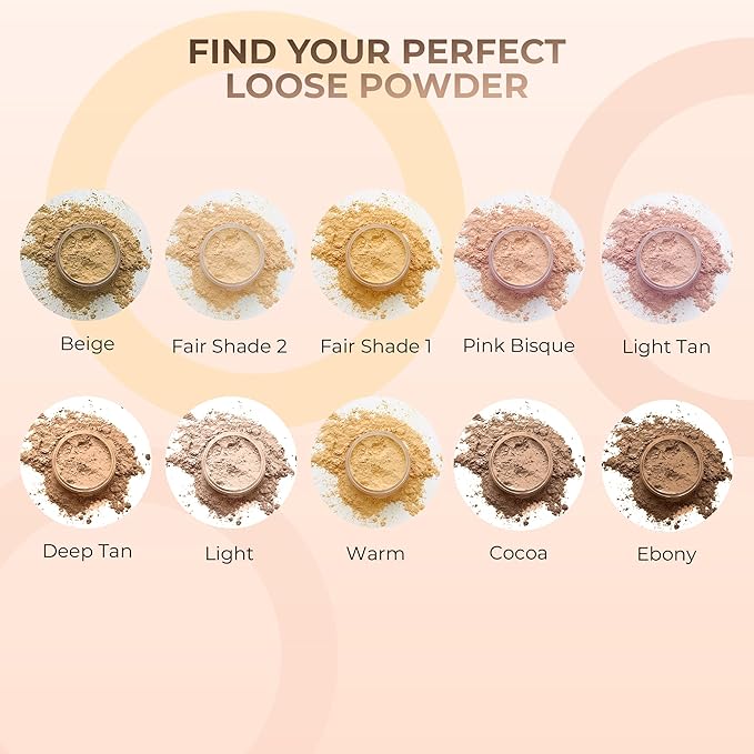 Foundation Powder Refill (Warm)(8 Ounce Bag) By Sweet Face Minerals, Lightweight Mineral Loose Makeup Powder with SPF 20, Full Coverage Flawless Finish, Talc-free, Cruelty-Free, Refillable Pouch