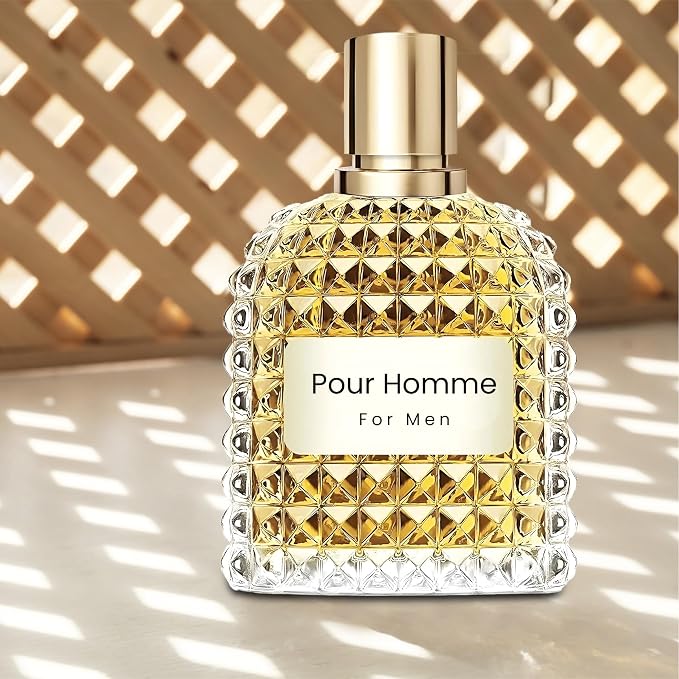 A CENTER Men's Cologne Gift Set Include Valentine Milano,Valentine,Choco Musk & Amazing Code Gold - 3.4 Fl Oz Each | Vanilla Bourbon, Leather & Amber Floral Fragrance | Luxury Eau de Toilette