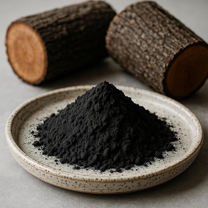 Activated Hardwood Charcoal Powder by Schizandu Vegan 100% | Supports Skin, Body, Teeth Whitening 2-Packs
