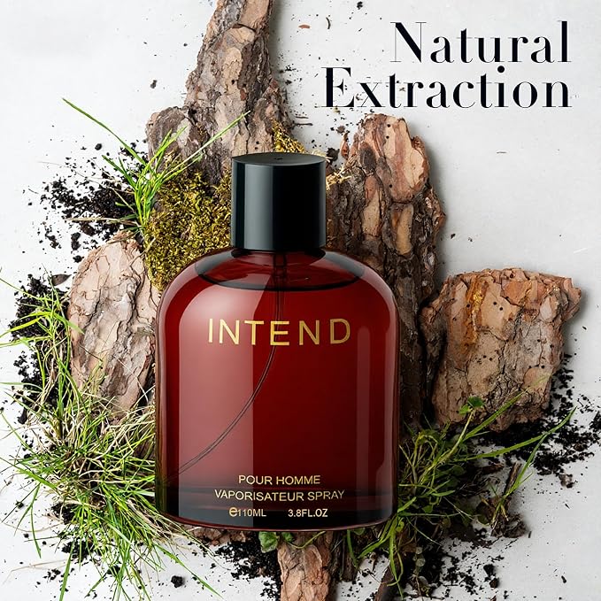 AFLUXE Intend Cologne for Men | Aromatic Woody,Fresh Aquatic,Lavender&Tobacco Scent | Eau de Parfume 100ml Spray | Day to Night Long-Lasting Fragrance