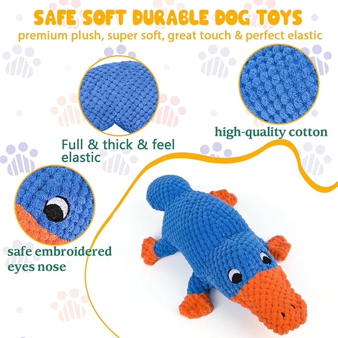Vitscan Squeaky Dog Toys for Aggressive Chewers Small Medium Large Breed