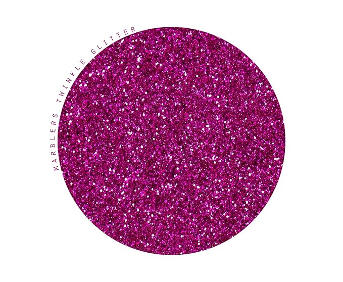 MARBLERS Twinkle Face & Body Glitter [Hot Plum] 0.18oz (5g) | Fine | Non-Toxic | Vegan | Cruelty-Free | Festival, Rave & Party Makeup | Eye, Hair, Nail Polish, Eyeshadow | Nail Art | Gel Nail