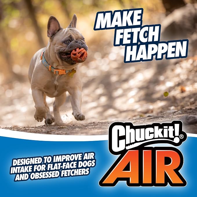 Chuckit! Air Fetch Ball, Large 3in, for Dogs 60-100lbs, 1 Pack