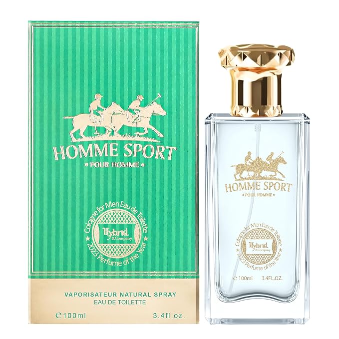 Hybrid & Company Homme Sport Pour Homme Eau De Toilette Natural Spray Vaporisateur,3.4FL.OZ