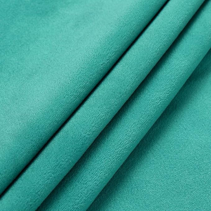 NiNi ALL Aqua Green Velvet Throw Pillow Covers 18x18 Pack of 2 Decorative | Couch Soft Solid Boho Cushion Squar Pillow Cases for Chair Sofa Bedroom Farmhouse Living room Modern Luxury Home Christmas