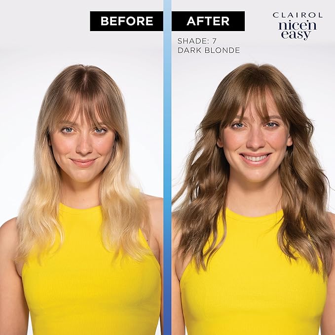 Clairol Nice'n Easy Permanent Hair Dye, 8A Medium Ash Blonde Hair Color, Pack of 1