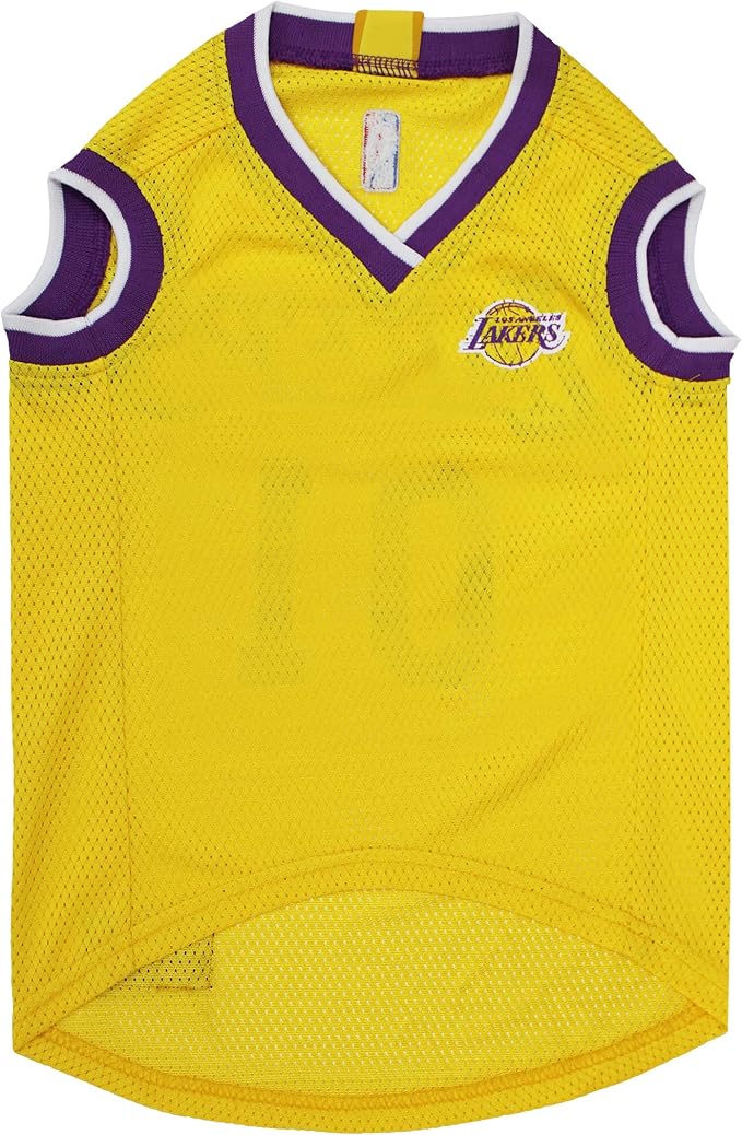 Pets First NBA Los Angeles Lakers Dog Jersey, X-Large - Tank Top Basketball Pet Jersey (Pack of 2)