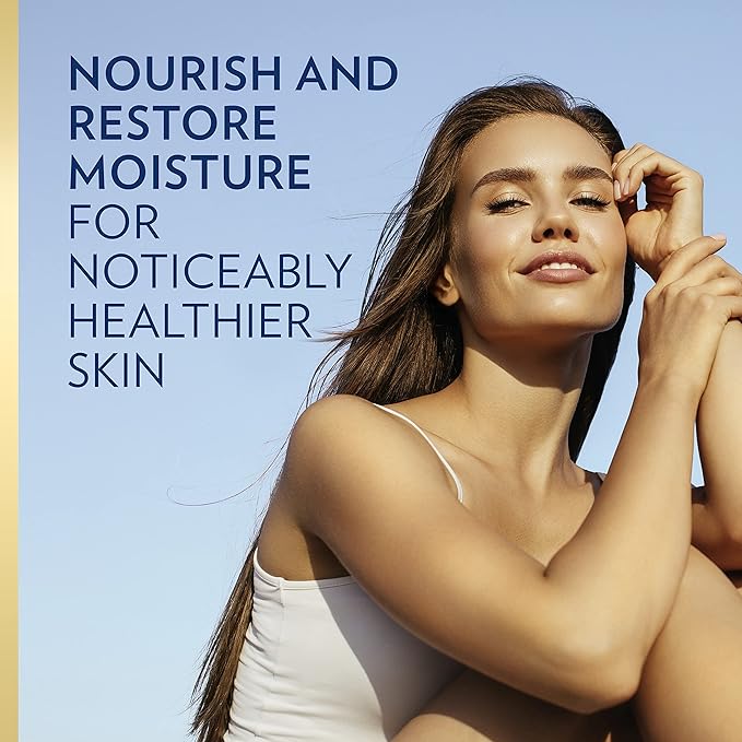 Vaseline Nourishing Moisture Body Lotion Hand & Body Lotion Pack of 12 for Dry Skin made with Ultra-Hydrating Lipids & Pure Oat Extract 3.4 oz