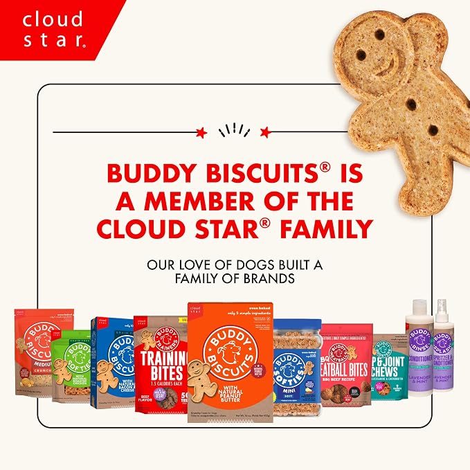 Buddy Biscuits Training Soft & Chewy Dog Treats, Chicken, 10 oz, 500 Treats | Training Bites, Soft & Chewy, Chicken Flavor, 10 Oz., 1.5 Calorie, 500 Treats