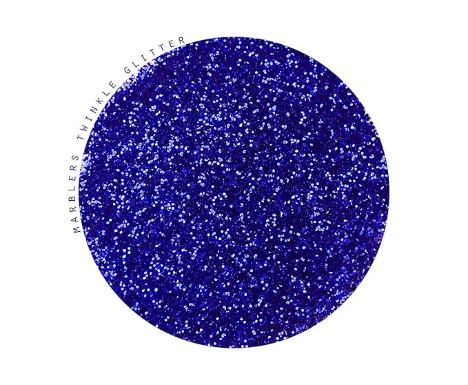 MARBLERS Twinkle Face & Body Glitter [Royal Blue] 0.18oz (5g) | Fine | Non-Toxic | Vegan | Cruelty-Free | Festival, Rave & Party Makeup | Eye, Hair, Nail Polish, Eyeshadow | Nail Art | Gel Nail