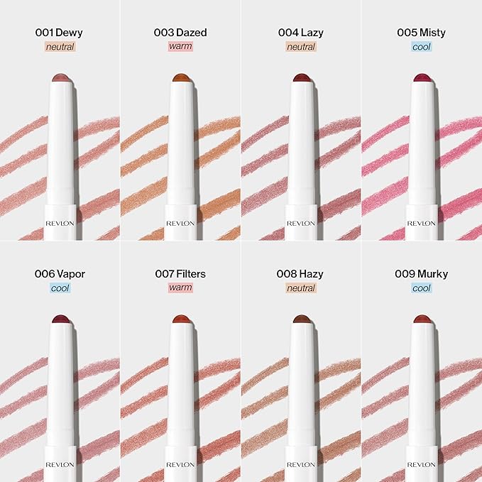 REVLON PhotoReady Blur Liner, Soft Matte Lip Makeup to Overline for Instant Natural, Fuller-Looking Lips, 004 Lazy, 0.05 oz