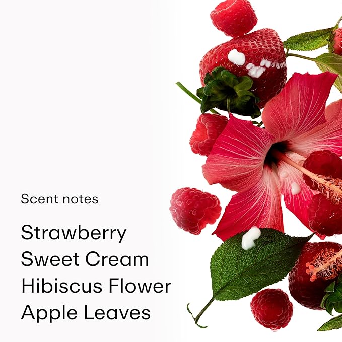 PHLUR Berry Cream Body Mist, 8 Fl Oz - Hair and Body Perfume for Women, Sweet Berries & Vanilla Perfume Body Spray with Strawberry, Cream, Vanilla Bean and Sugared Amber Fragrance