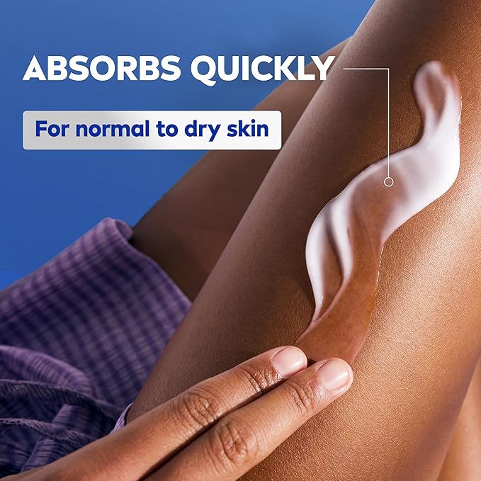 NIVEA Oil Infused Vanilla and Almond Oil Body Lotion for Women,Fast-Absorbing and Non-Greasy Vanilla Scented Lotion Moisturizes for 48 Hours,16.9 Fl Oz Pump Bottle,(Pack of 6)