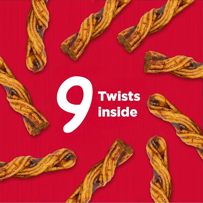 Country Kitchen Rawhide Free, Beef Twists Dog Chews, 9 Count | Made with Real Beef, Highly Digestible, Gluten Free