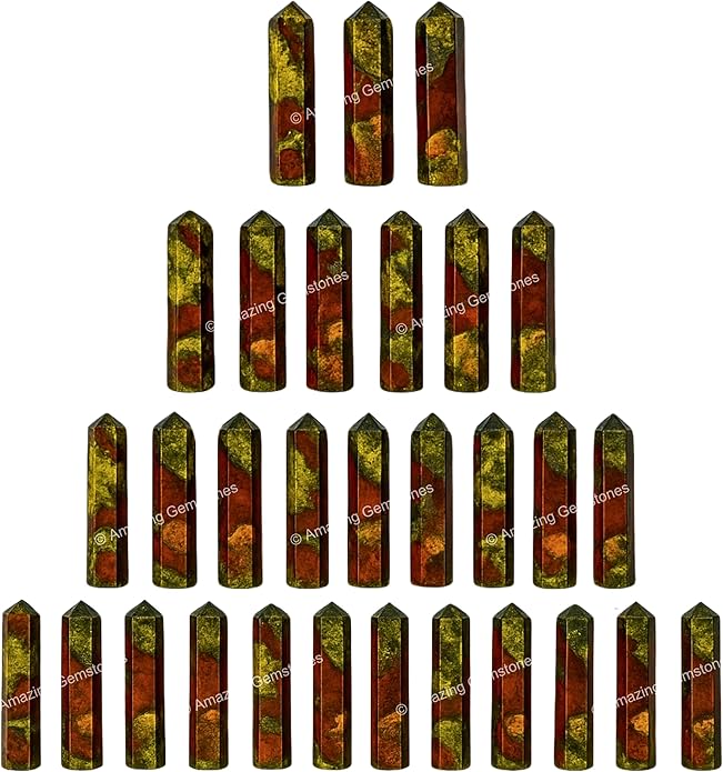 Amazing Gemstone Crystal Points Bulk Healing Crystals & Stones - Premium Single Terminated Healing Wand Point Bulk Crystals for Crafts, Crystal Grid, DIY Work