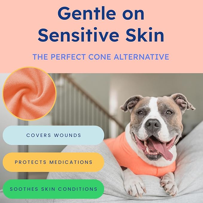 Goldpaw Dog Sun Shirt with UV Protection - Lightweight, Cooling Sun Protection Clothing for Large Dogs - Reduce Heat Absorption - Made in the USA - Machine Washable - Ocean Blue - Size 24