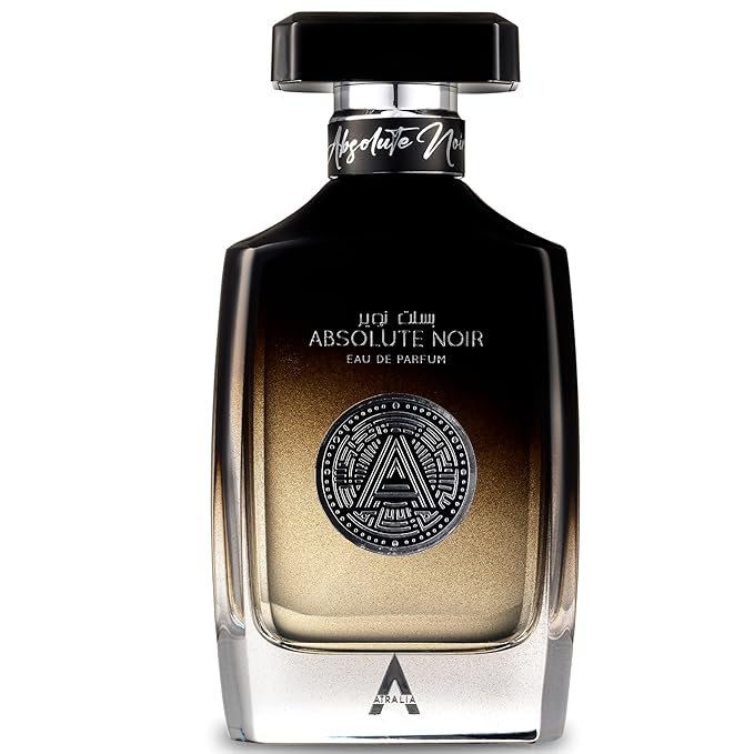 Atralia Absolute Noir Eau De Parfum for Men 100Ml 3.4Oz - Luxurious and Long Lasting Fragrances with Top Notes of Bergamot, Lemon, Grapefruit, Pink Pepper