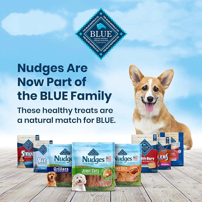 Nudges Natural Dog Treats Jerky Cuts Made with Real Chicken