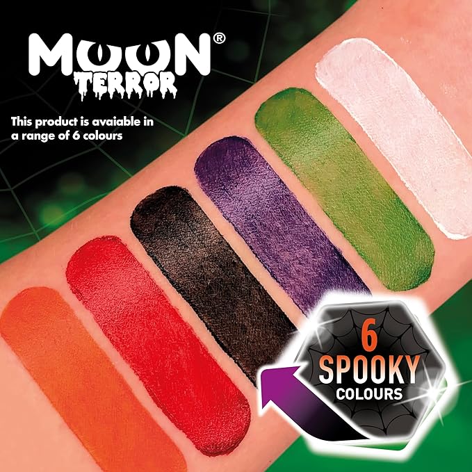 Halloween Face Paint Stick Body Crayon by Moon Terror, SFX Make up - Boxset - Special Effects Make up - 0.12oz