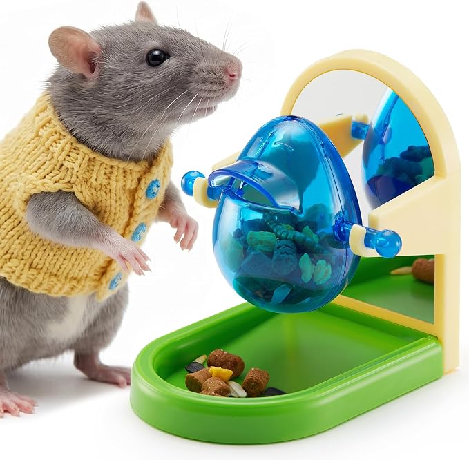 Rat Enrichment Foraging Toy, Intelligent Treat Dispensing Puzzle
