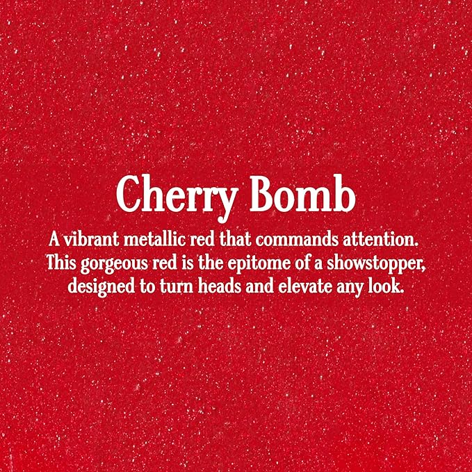 Gerard Cosmetics Metal Matte Liquid Lipstick Cherry Bomb, Matte Red Lipstick with Metallic Finish, Long Lasting, Hydrating Ingredients, Cruelty Free & Made in the USA