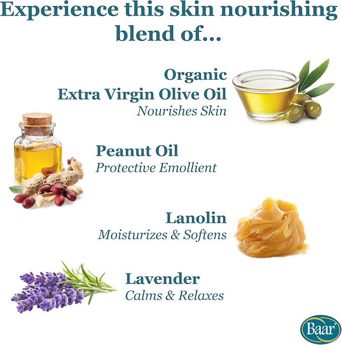 Body Beautiful Lavender Skin Lotion and Massage Oil, 8 Ounces