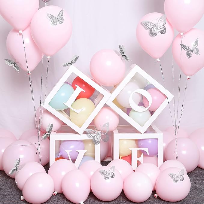 SAOROPEB 3D Butterfly Wall Decor, 48 Pcs 4 Styles 3 Sizes, Removable Metallic Wall Sticker Room Mural Decals for Kids Bedroom Nursery Classroom Party Decoration Wedding Decor DIY Gift (Sliver) | 4 Styles 3 Sizes, Removable Metallic Wall Sticker Mural D...