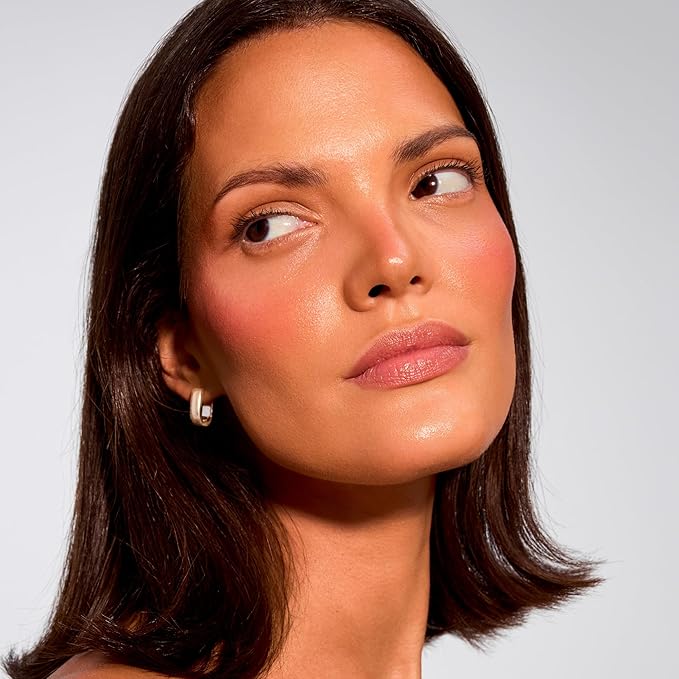 EarthsCure Cream Blush Stick (Peach Rose) - Multi-Use Cheek, Lip & Eye Tint - Buildable Hydrating Formula, Natural Dewy Finish - 1 Piece