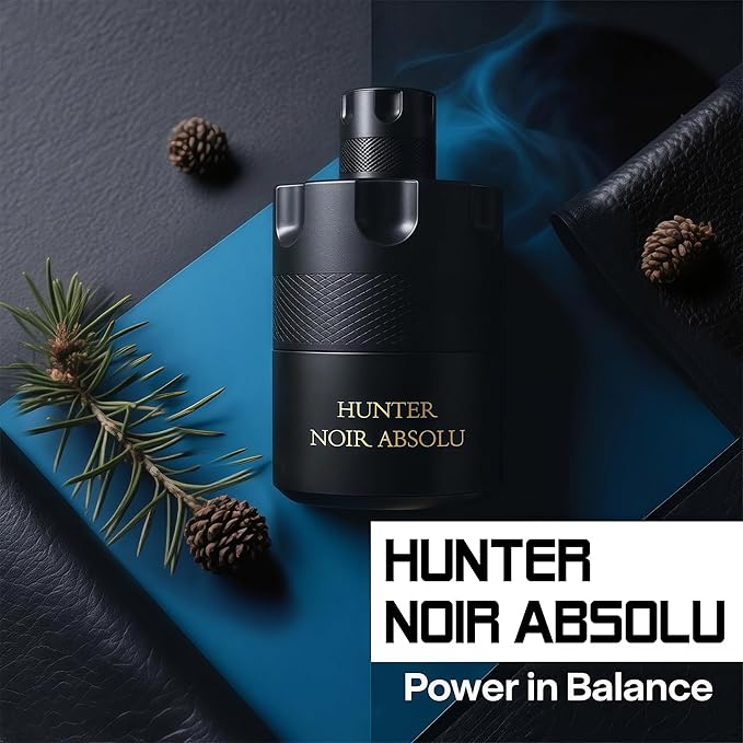 A CENTER Men's Cologne Gift Set 4 Pack(Invincible Aqua&Grey,Hunter Platina&Noir) - 3.4 Fl Oz Each | Vanilla Bourbon, Leather & Amber Floral Fragrance | Luxury Eau de Toilette Quartet