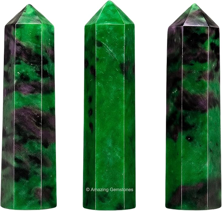 Amazing Gemstone Crystal Points Bulk Healing Crystals & Stones - Premium Single Terminated Healing Wand Point Bulk Crystals for Crafts, Crystal Grid, DIY Work