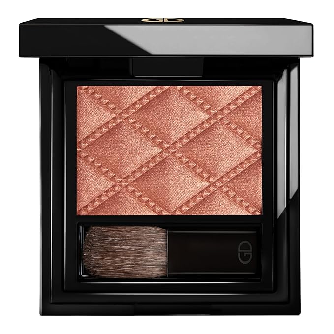 GA-DE Idyllic Soft Satin Blush Powder, 40 - Makeup Powder for Cheeks - Silky Color, Buildable Texture, Sheer to Dramatically Flushed Look - 0.28 oz