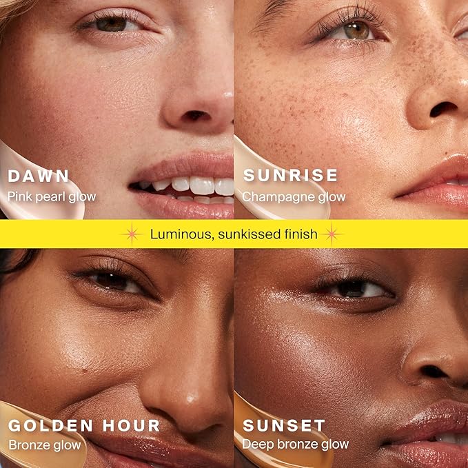 Supergoop! Glowscreen SPF 40, Sunrise (Champagne Glow) - 1.7 fl oz - Glowy Primer + Broad Spectrum Tinted Sunscreen - Helps Filter Blue Light - Hydration - Hyaluronic Acid & Vitamin B5