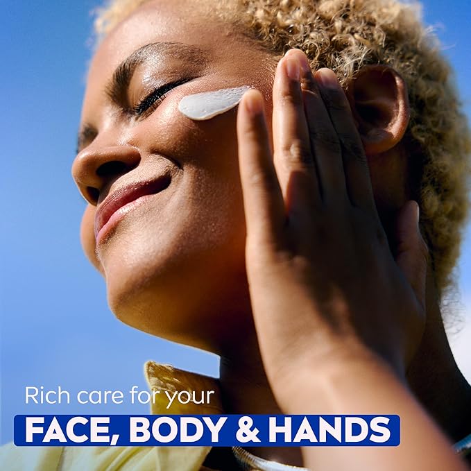 NIVEA Creme Body, Face and Hand Moisturizing Cream, German Formula, Rich Body Moisturizer with Provitamin B5, 8.4 Oz Tin (Pack of 2)
