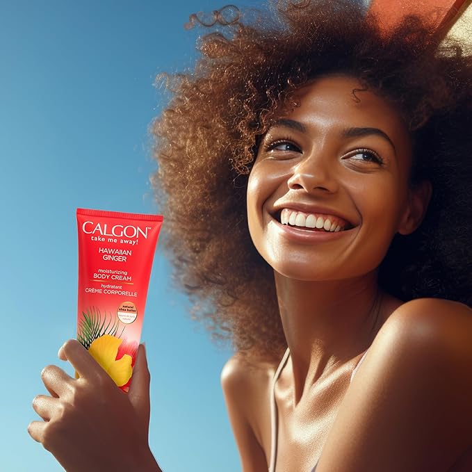 Calgon Hawaiian Ginger Skin Nourishing Body Cream for Women, 8 Ounce