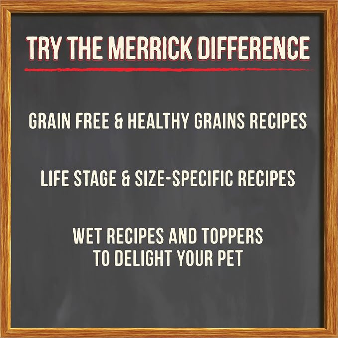 Merrick Grain Free Premium and Natural Canned Dog Food, Soft and Healthy, Real Beef and Chicken Variety Pack - (Pack of 12) 9.5 lb. Cans