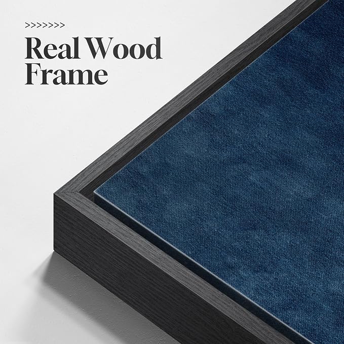 Large Framed Blue Gray Landscape Abstract Wall Art, Long Vertical 20x60 In | Blue grey paintings, Canvas prints, Modern artwork, Tall narrow pictures, Wall decor for hallway living room bedroom dining
