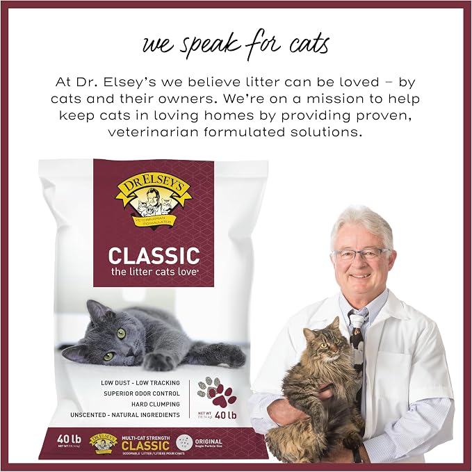 Precious Cat Classic Premium Clumping Cat Litter, 40 lb Bag