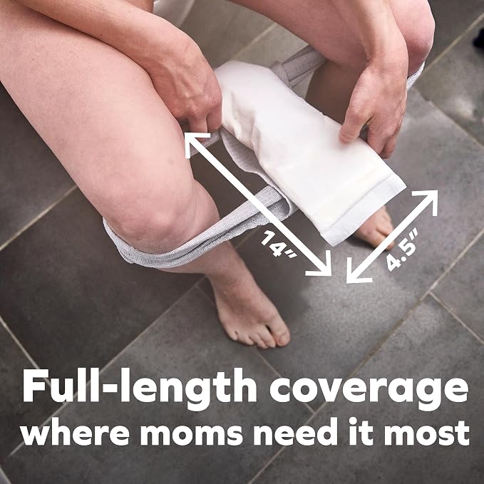 Dr. Talbot's Mom Postpartum Ice Pads for Pain Relief - 8-Pack - 2-in-1 Absorbent Postpartum Pads for Women After Birth