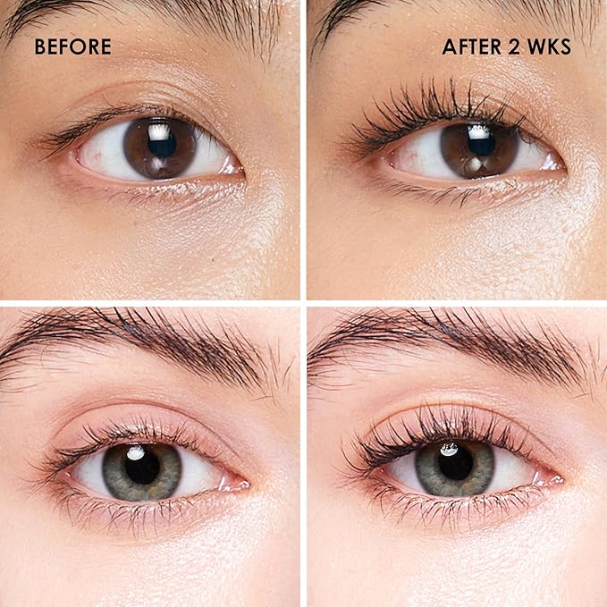 Epais Eyelash Black Tinted Serum, 2-in-1 Lash Growth Enhancer and Tinting Treatment, 7 Peptides and Biotin Formula for Longer Thicker Lashes, Charcoal-Based Black Food Complex, Korean Lash Care