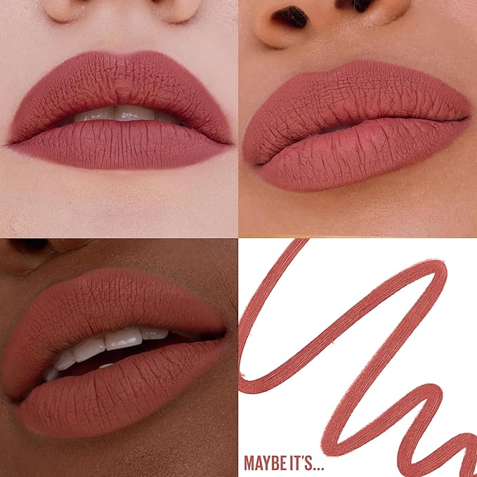 MAYBELLINE Lifter Liner Lip Liner Makeup, Lip Pencil with Hyaluronic Acid For A Fuller, Lifted Make Up Look, Maybe It's..., 1 Count